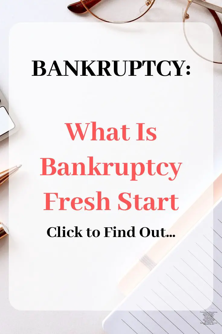 Bankruptcy &  Fresh Start