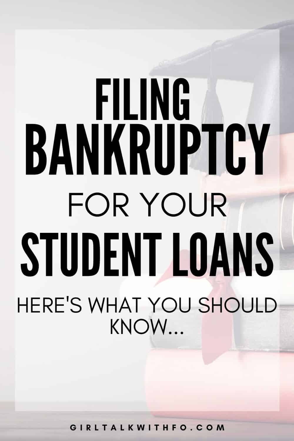 Can you File Bankruptcy for Student Loans in 2021?
