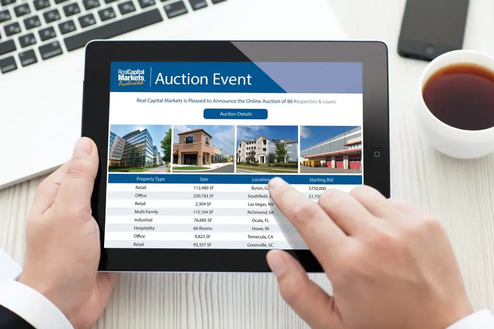 Online Commercial Real Estate Auctions